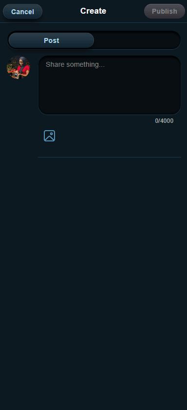 Create Post Page Image