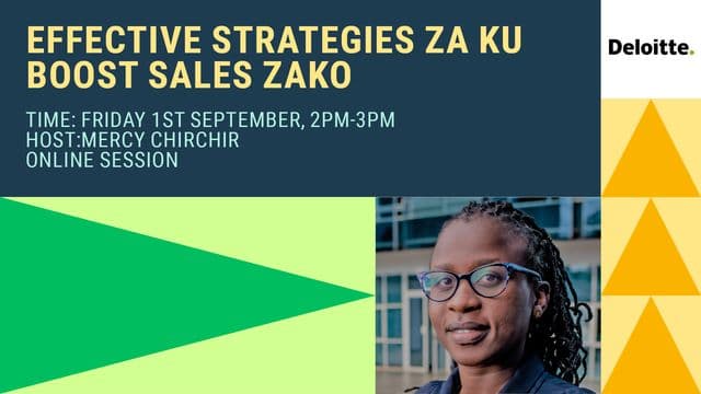 Text visual of Effective Strategies to boost your sales