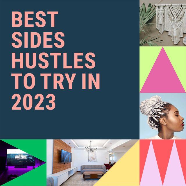 An image illustrating the best hustles to start in 2023