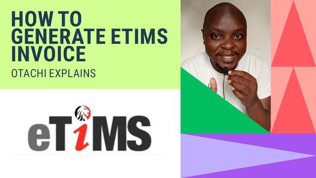 How To Generate eTIMS Invoice.