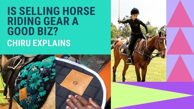 Visual text of Is Selling Horse Riding Gear a Good Biz?