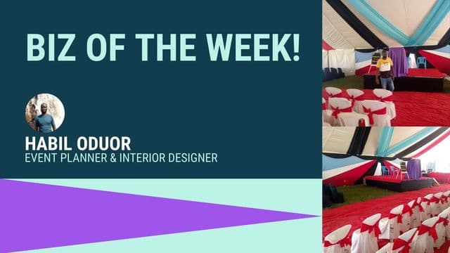 Visual text of Biz of The Week: Habil Oduor
