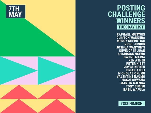 Winners challenge poster