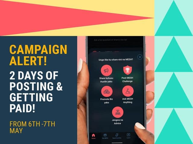 Poster on posting campaign