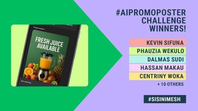 Congratulations to #AIPromoPoster challenge winners! 🎉