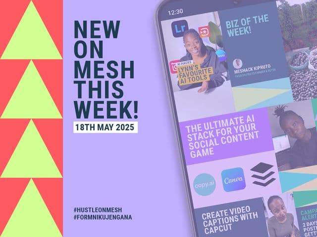 Visual text on New on MESH this Week