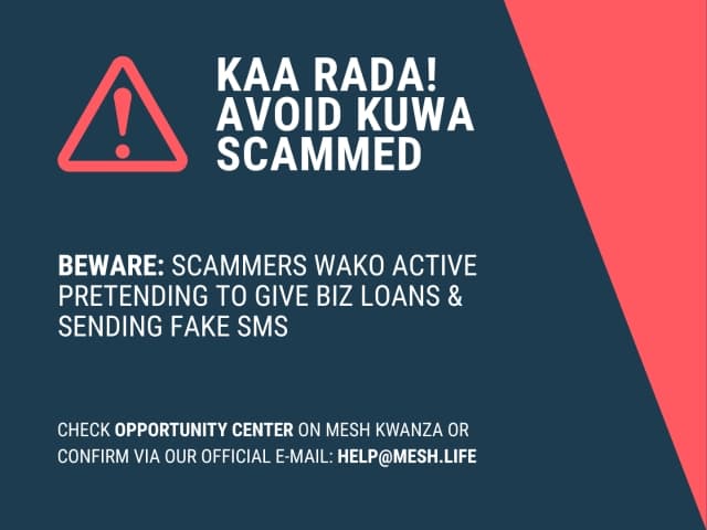 KAA RADA! AVOID KUWA SCAMMED