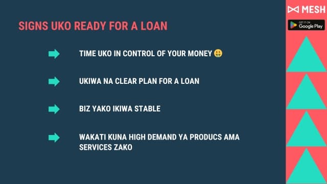 List of 4 signs you are ready to take a loan