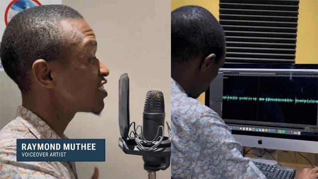 Graphic of voiceover