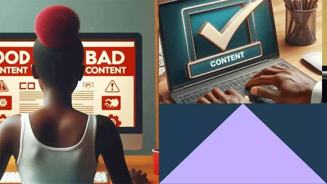 Graphic of content moderation