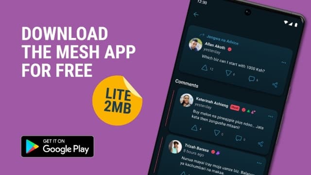 download mesh app on google