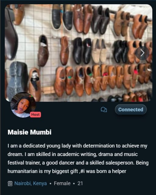 image of Maisie's MESH Profile