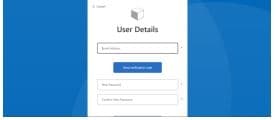 Visual of sign in page