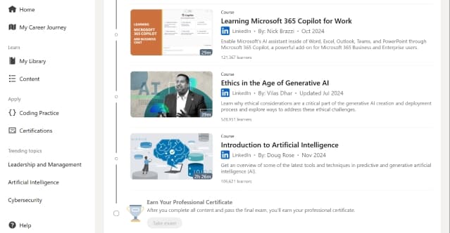 Visual page of the course work