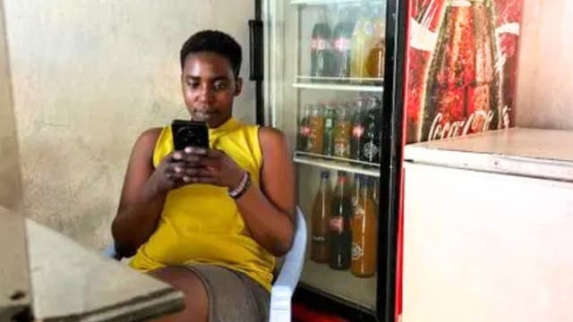 Photo of Shally in her shop
