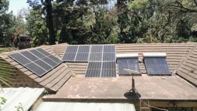 Visual of Solar Pannels